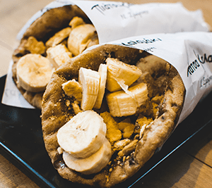 Πίτα ζέας με δάκρυα σοκολάτας